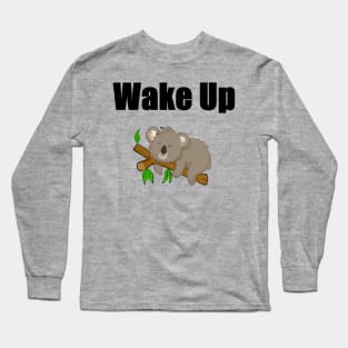 Sleeping Koala Long Sleeve T-Shirt